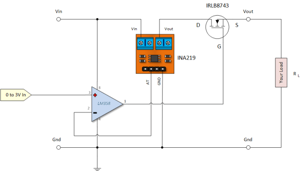 Arduino Programmable Constant Current Supply