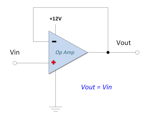 Op Amp Voltage Follower Circuit