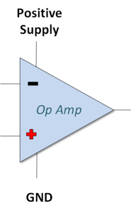 Unipolar Op Amp Power Supply